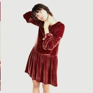 velvet flared sleeve dress Glamorous Green Mermaid Velvet Prom Dresses Online Flare Sleeve Vintag –  Dbrbridal main image 1